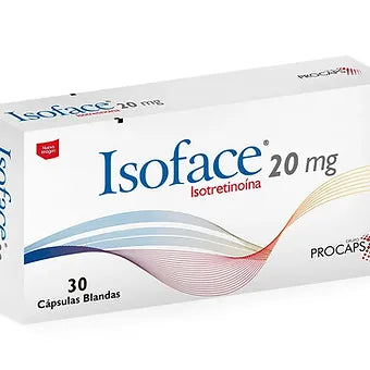 Isoface 20mg cápsulas blandas